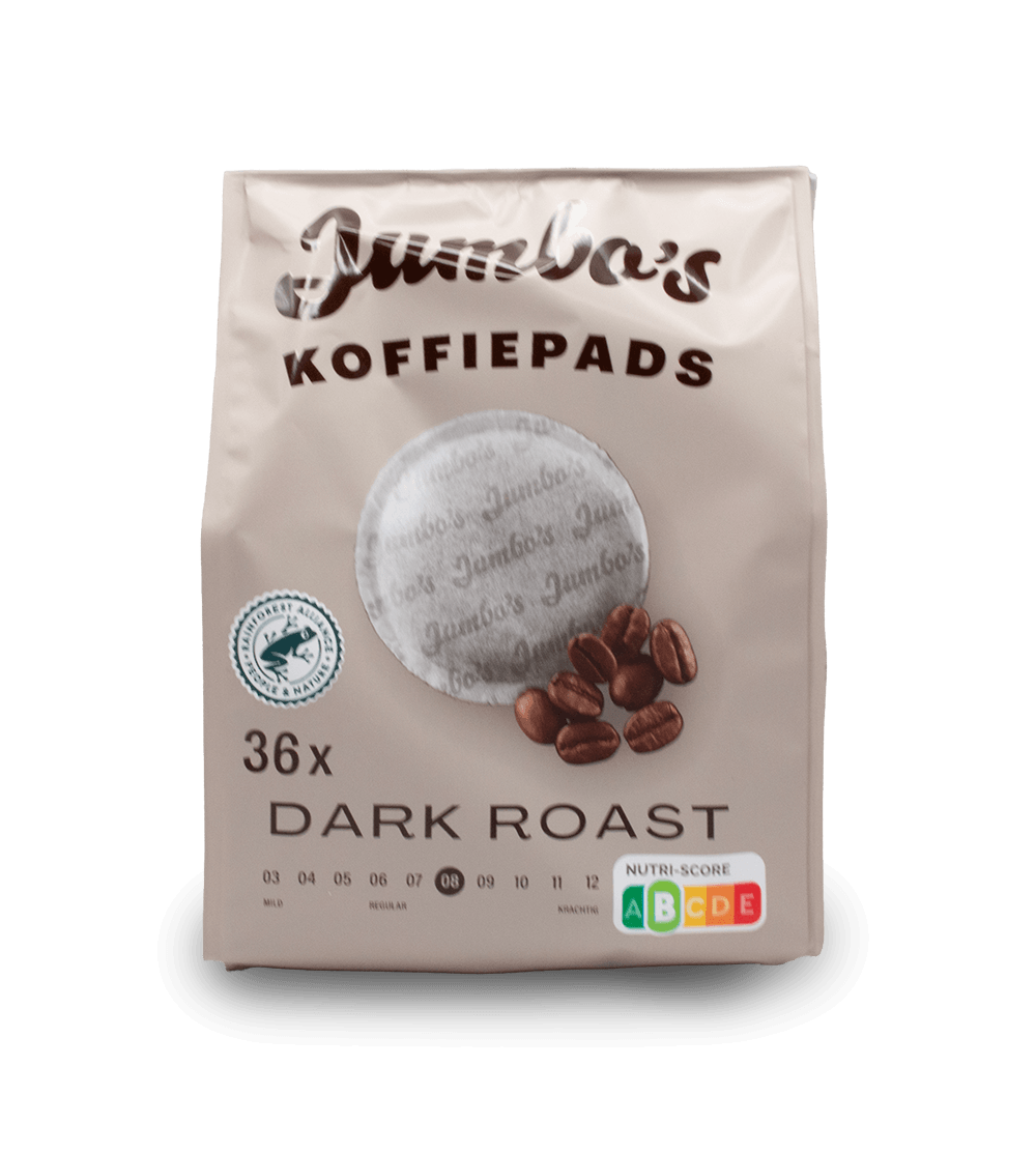 Jumbo Coffee Pods Dark 36pk