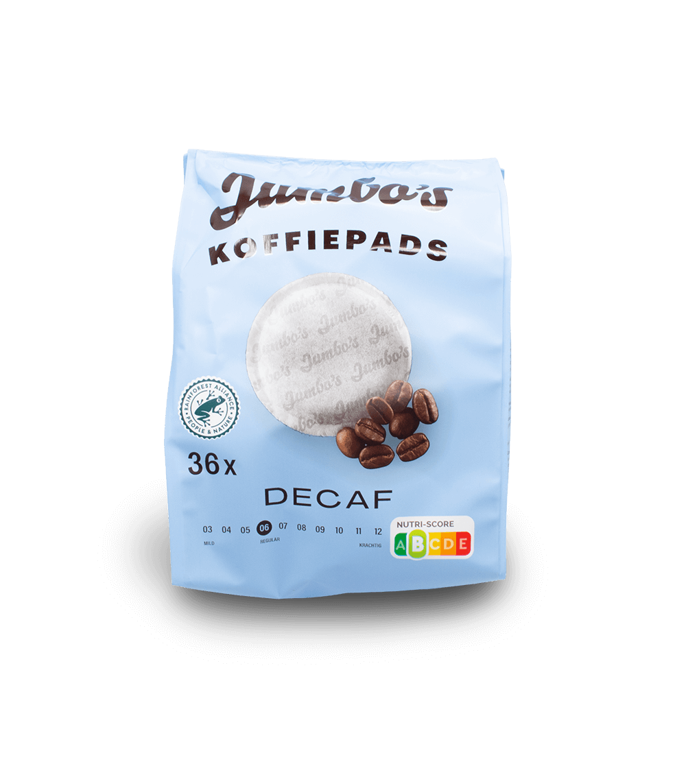 Jumbo Coffee Pods Decaf 36pk