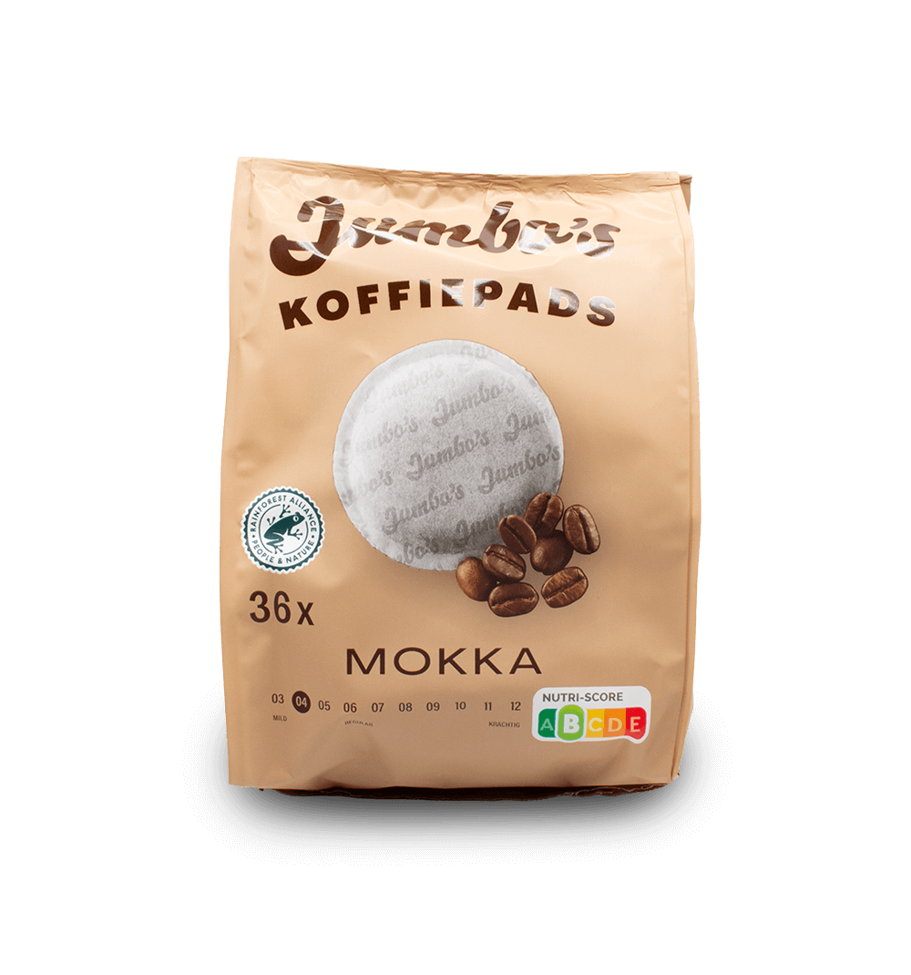 Jumbo Coffee Pods Mocca 36pk