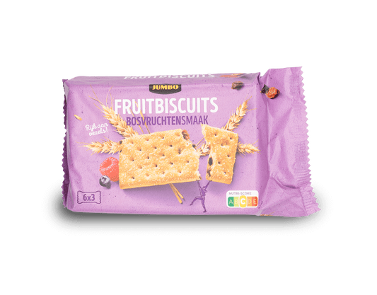 Jumbo Fruit Biscuits - Forest Fruit 262g