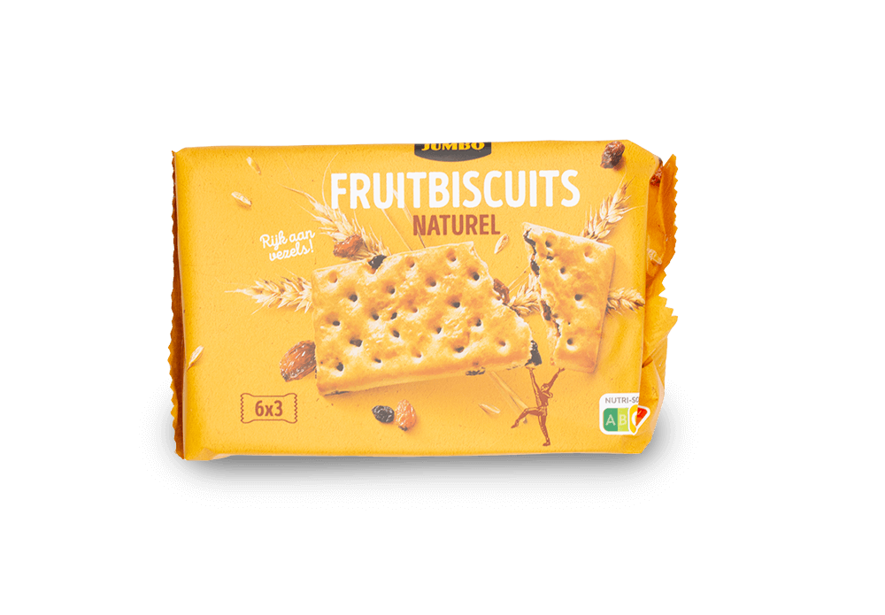 Jumbo Fruit Biscuits - Natural 262g
