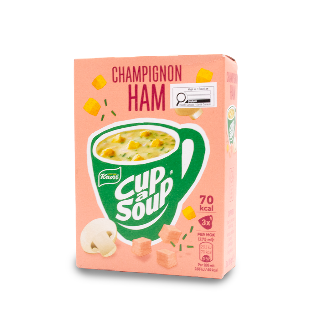 Knorr Cup a Soup - Ham Mushroom 3X17g