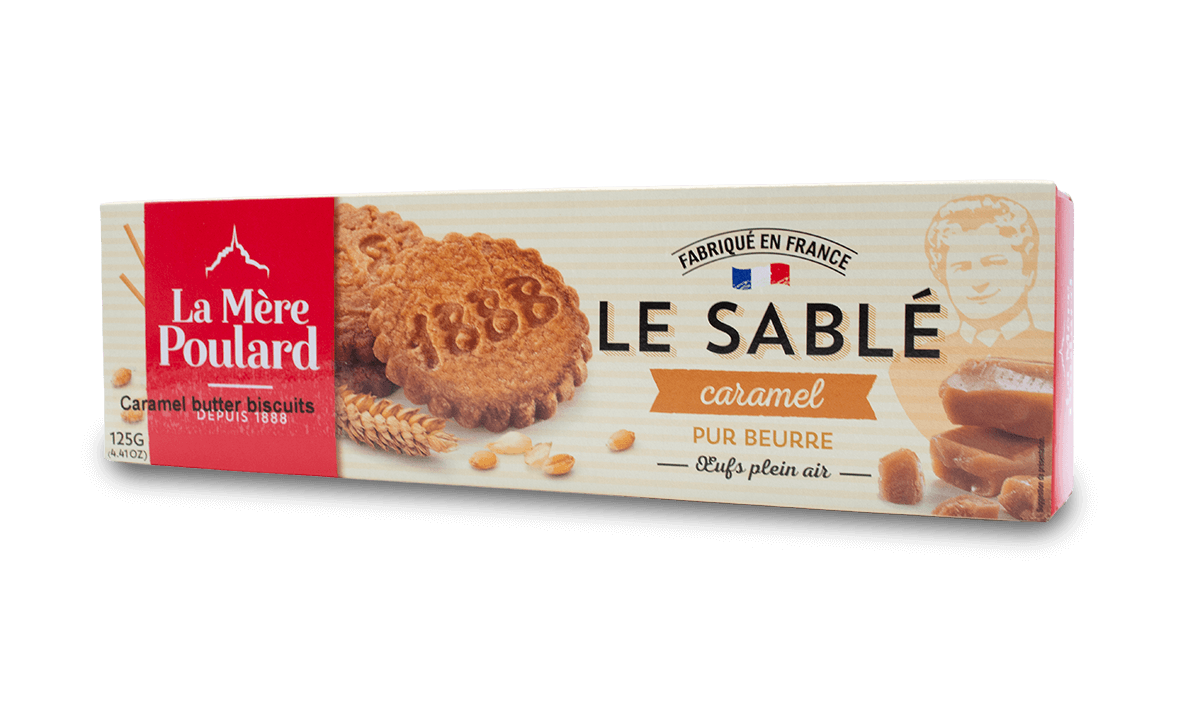 La Mere Poulard Caramel Butter Cookies 125g