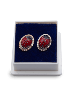 Ladybug Earrings Studs