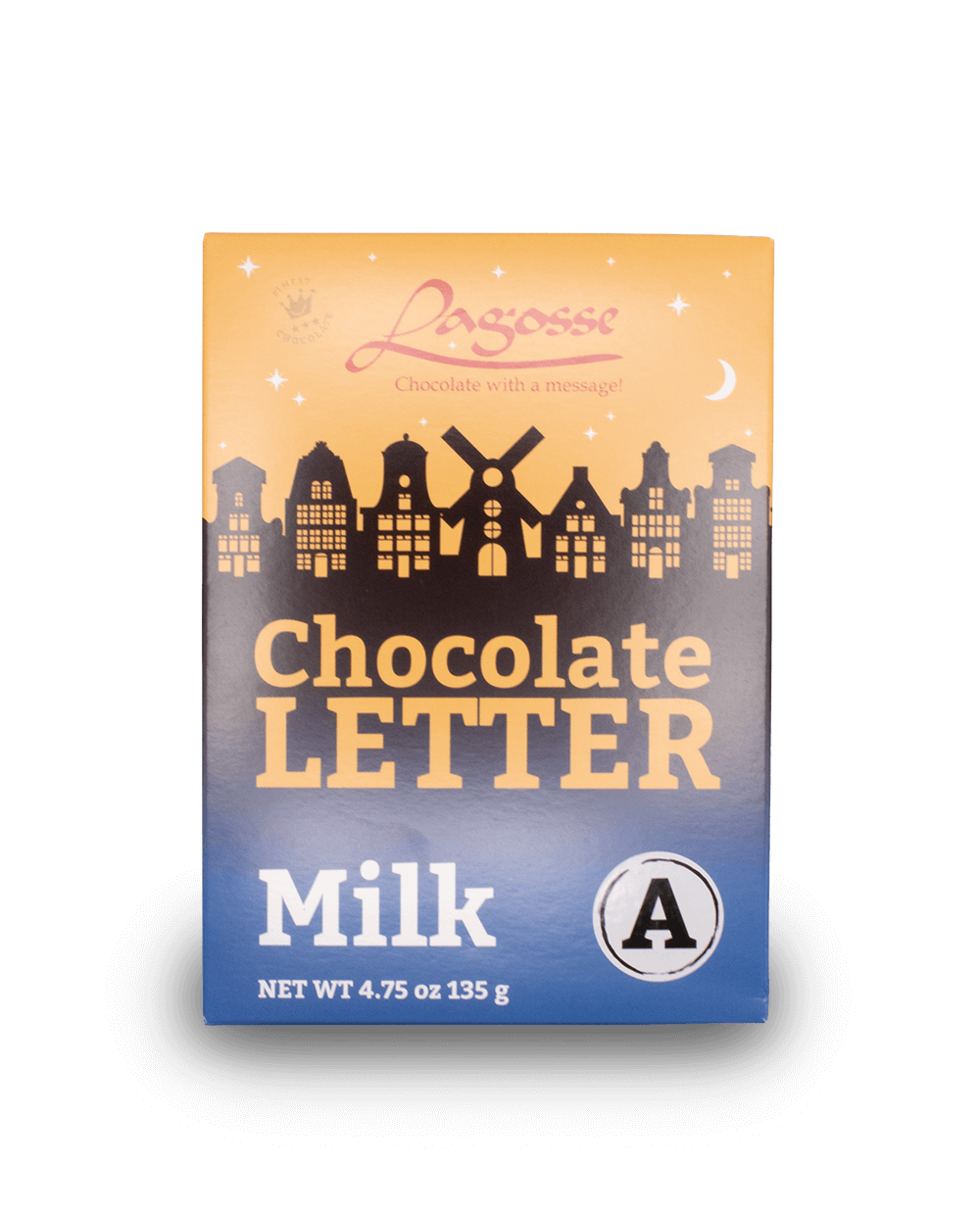 Lagosse Dutch Chocolate Letter 135g