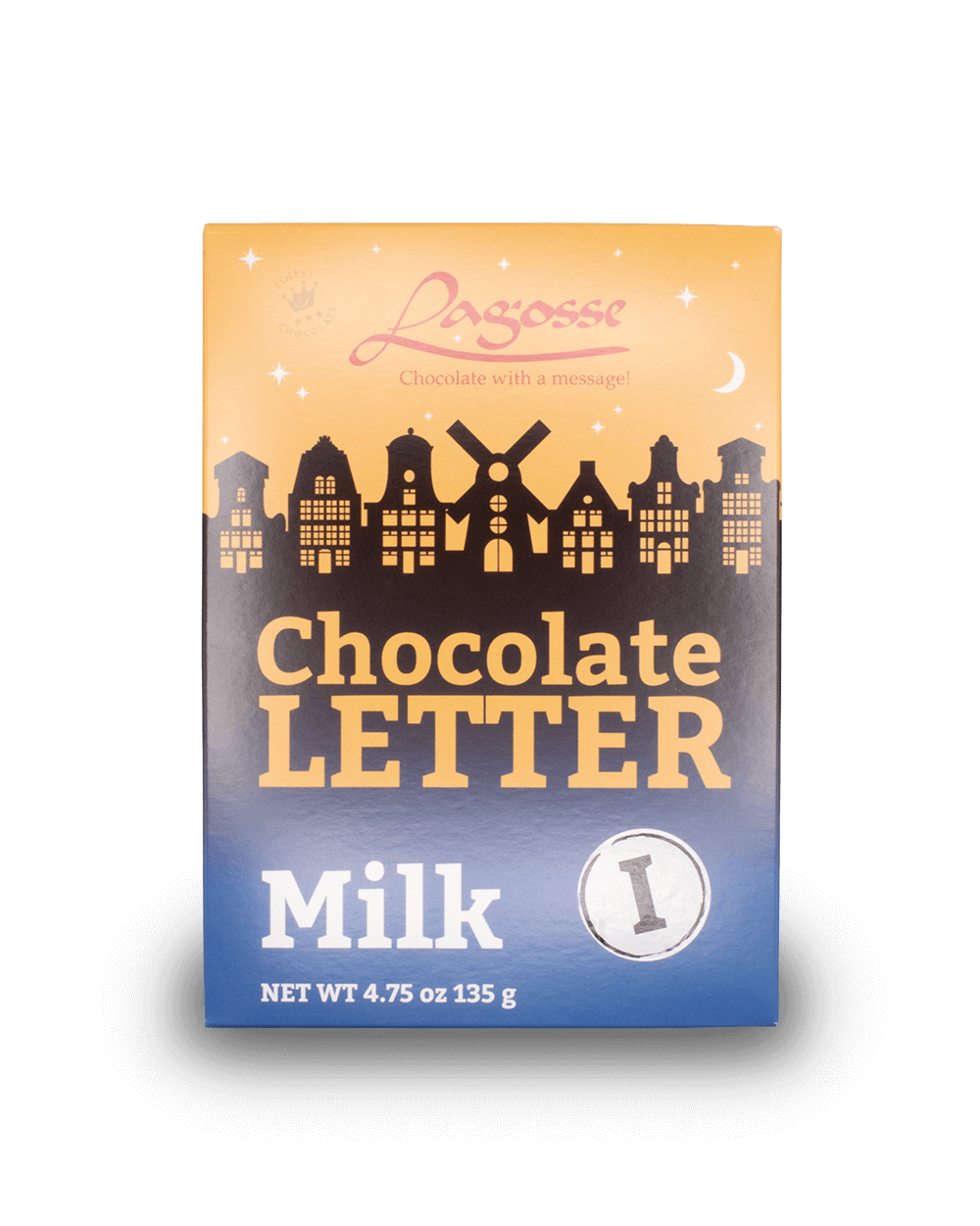 Lagosse Dutch Chocolate Letter 135g