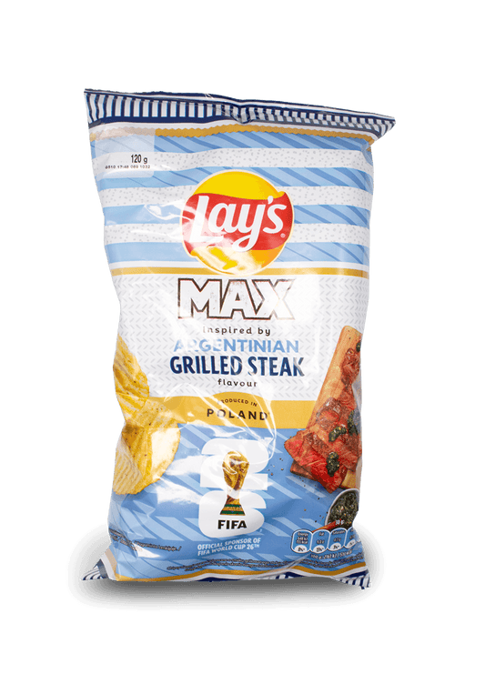 Lays Max Argentinian Grilled Steak 120g