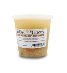 Lekker deLicious Frozen Meal - Chicken Vegetable Soup