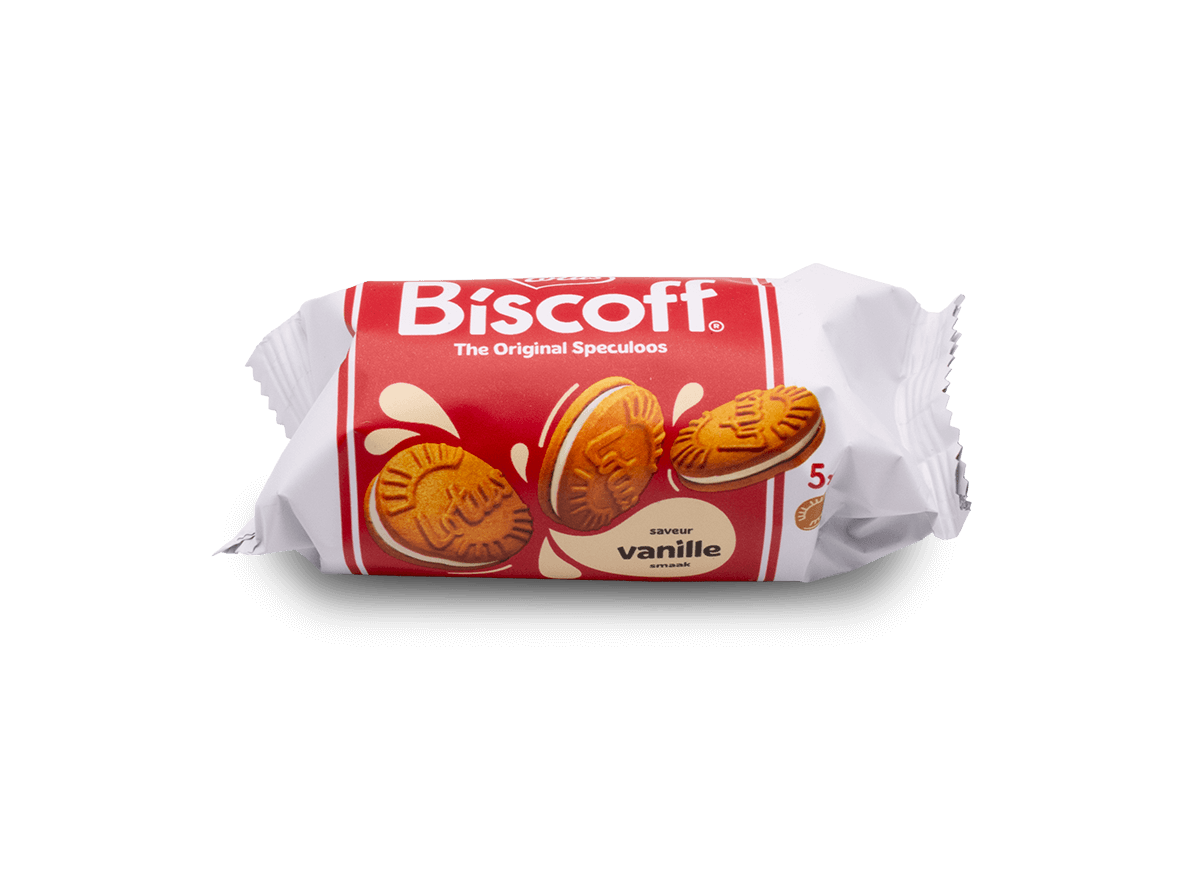 Lotus Biscoff Vanilla Sandwich Cookies 50g