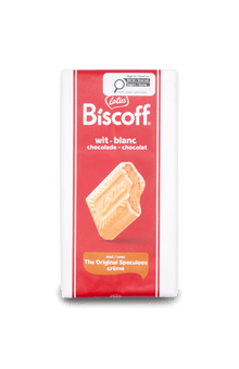 Lotus White Chocolate Bar With Speculoos Cream Filling 180g