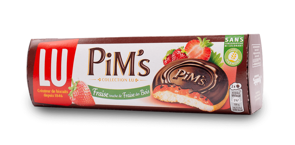 Lu Pim's Strawberry Chocolate Cookies 150g