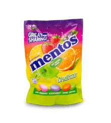 Mentos Fruit Mix Pouch 140g