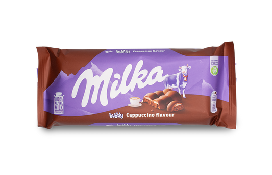 Milka Chocolate Bar - Bubbly Cappuccino 97g