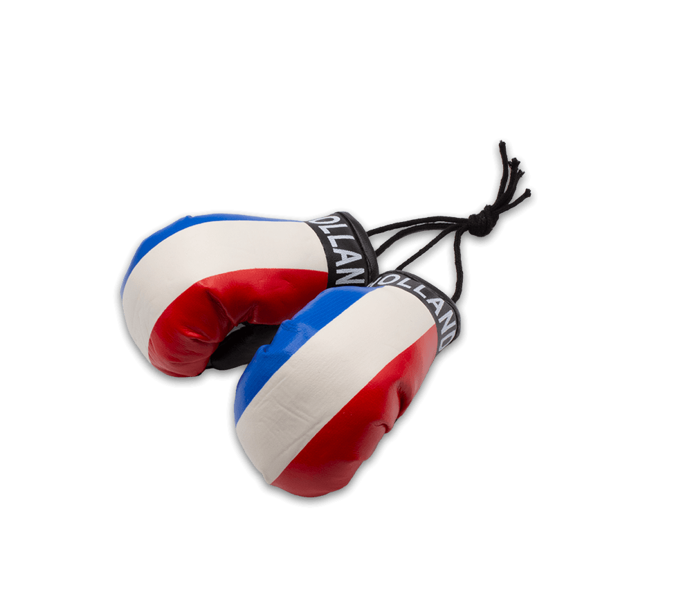 Mini Boxing Gloves Pair - Netherlands Flag