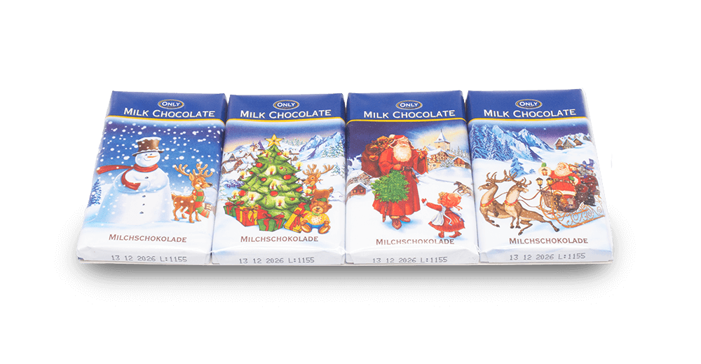 Only Christmas Milk Chocolate 4x15g