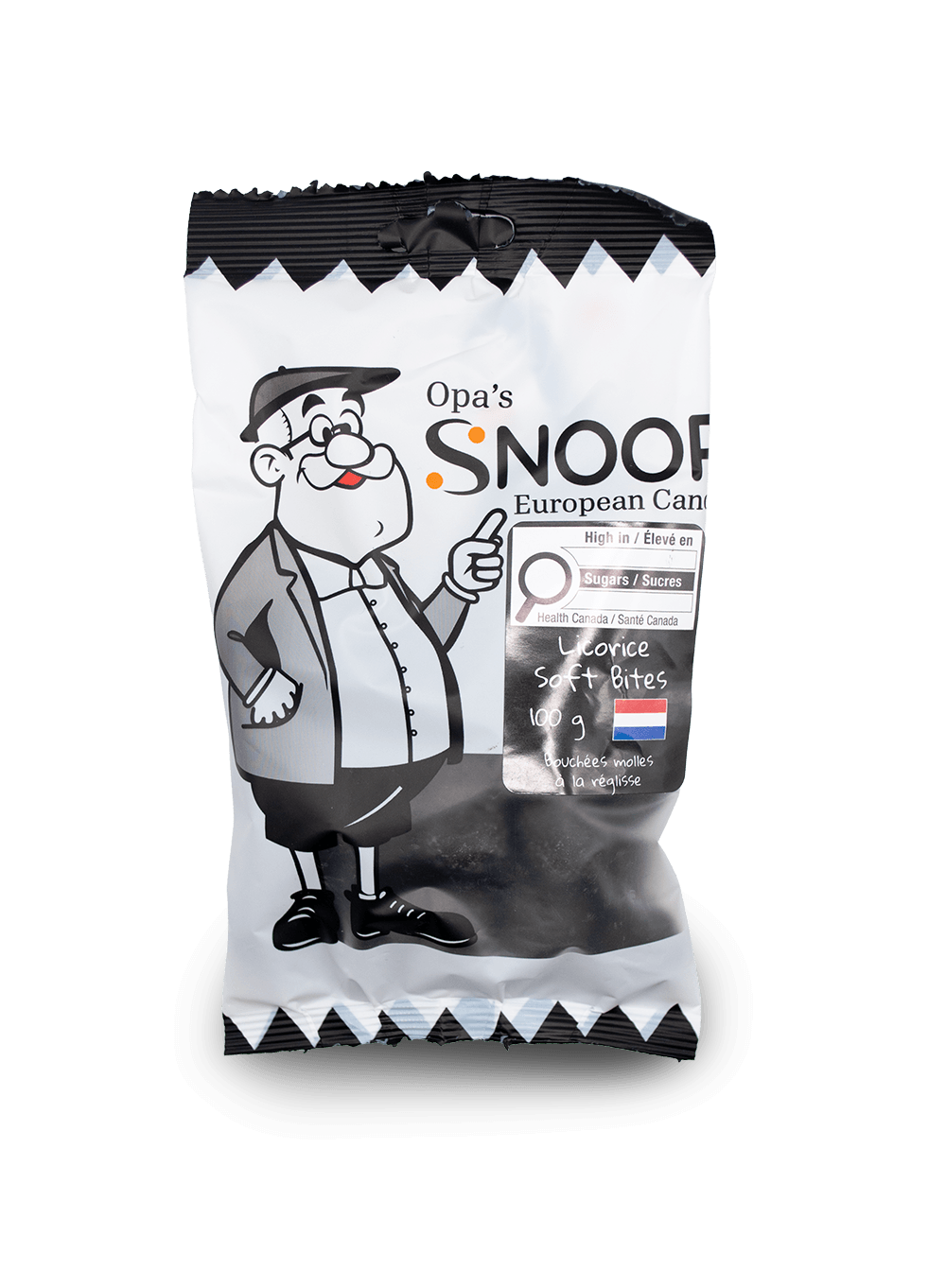 Opa's Snoop Liquorice Soft Bites 100g