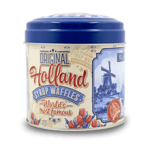 Stroopwafel Tin - Red & Blue