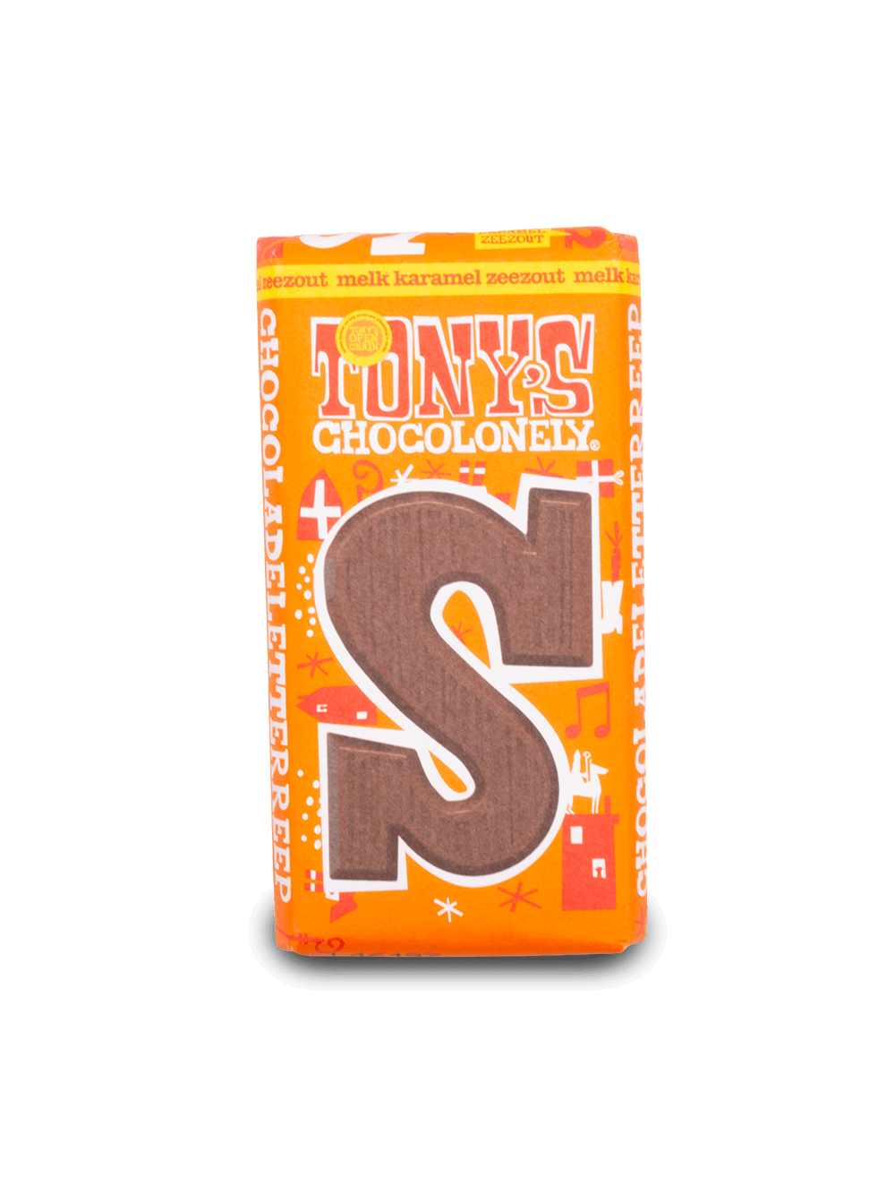 Tony's Chocolonely Chocolate Bar - Caramel Sea Salt 90g