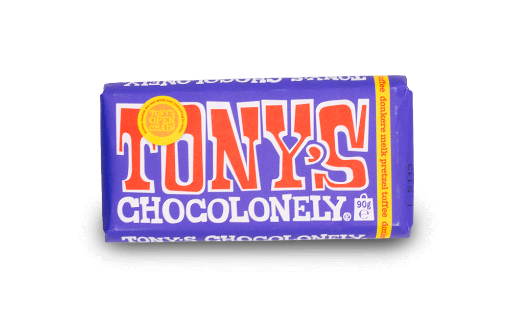 Tony's Chocolonely Dark Milk Pretzel Toffee 90g