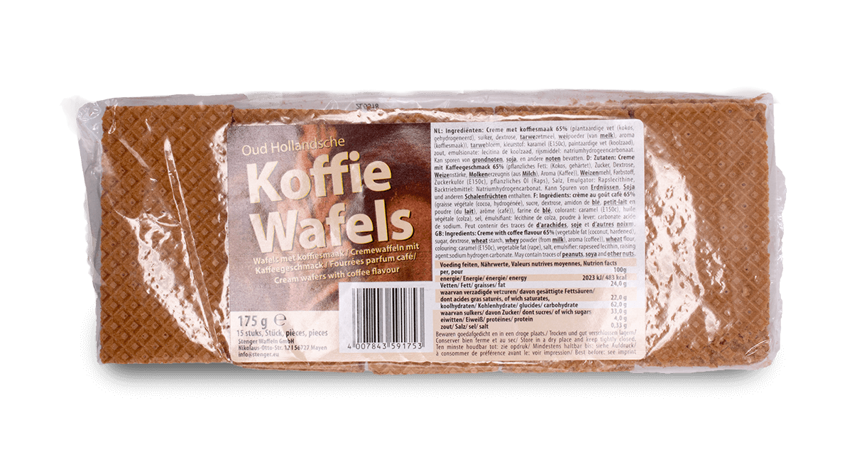 Van Hees Coffee Wafers 175g