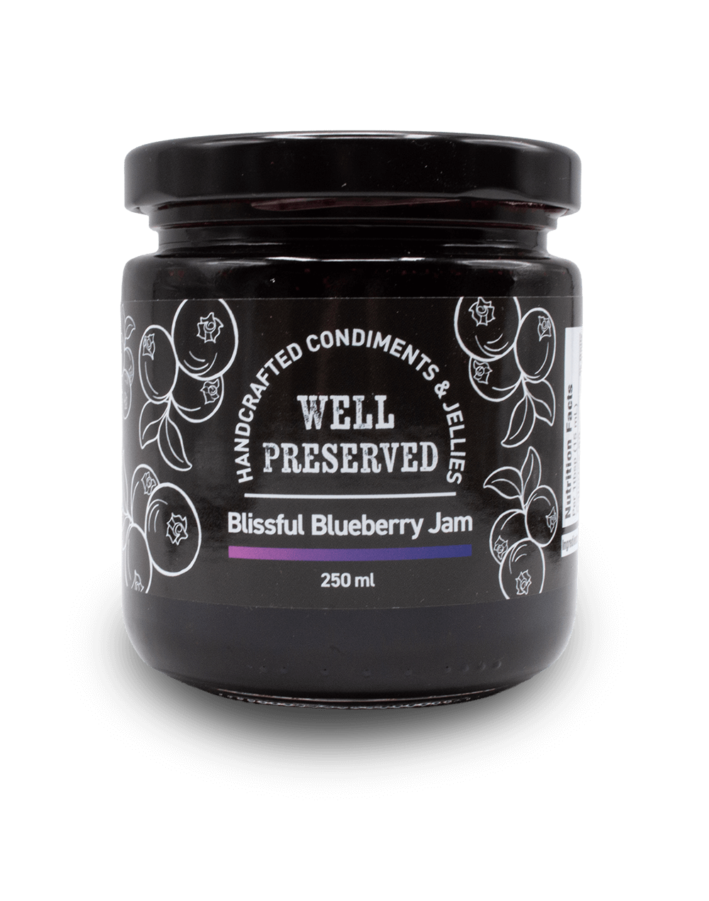 Well Preserved Jam - Blissful Blueberry 250ml