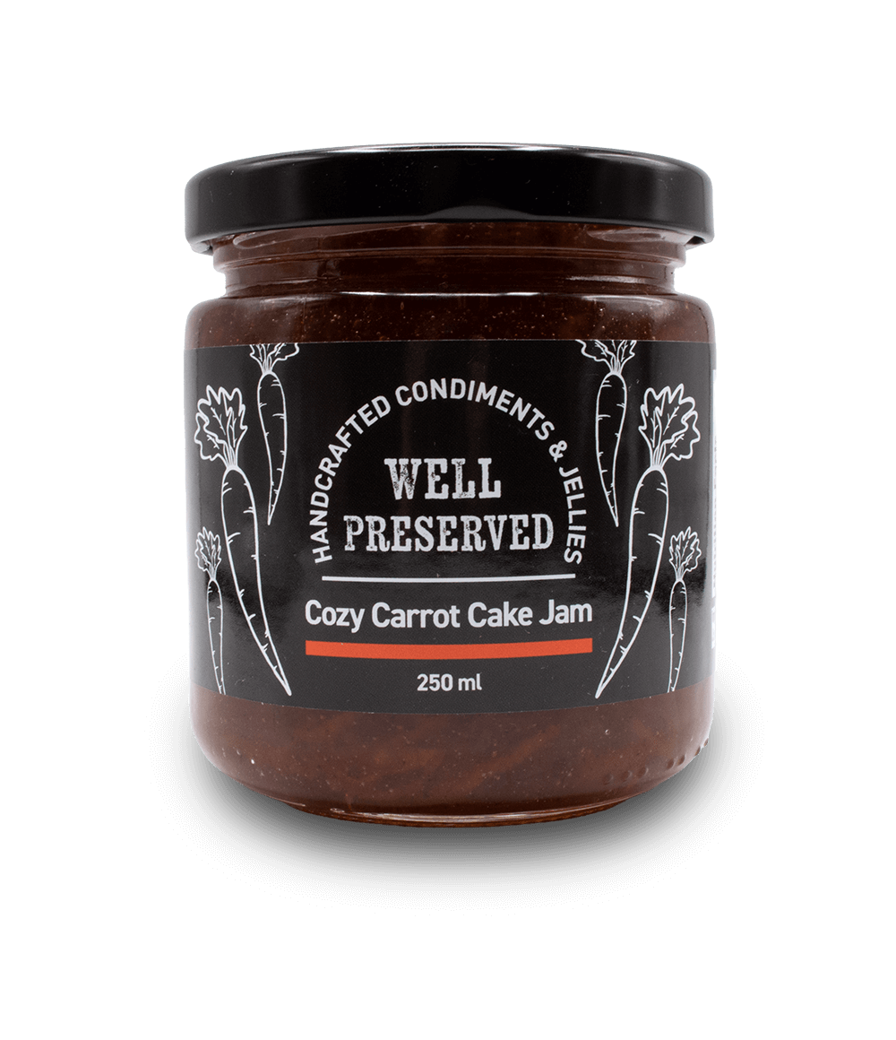 Well Preserved Jam - Cozy Carrot Cake 250ml