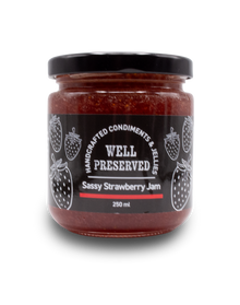 Well Preserved Jam - Sassy Strawberry 250ml