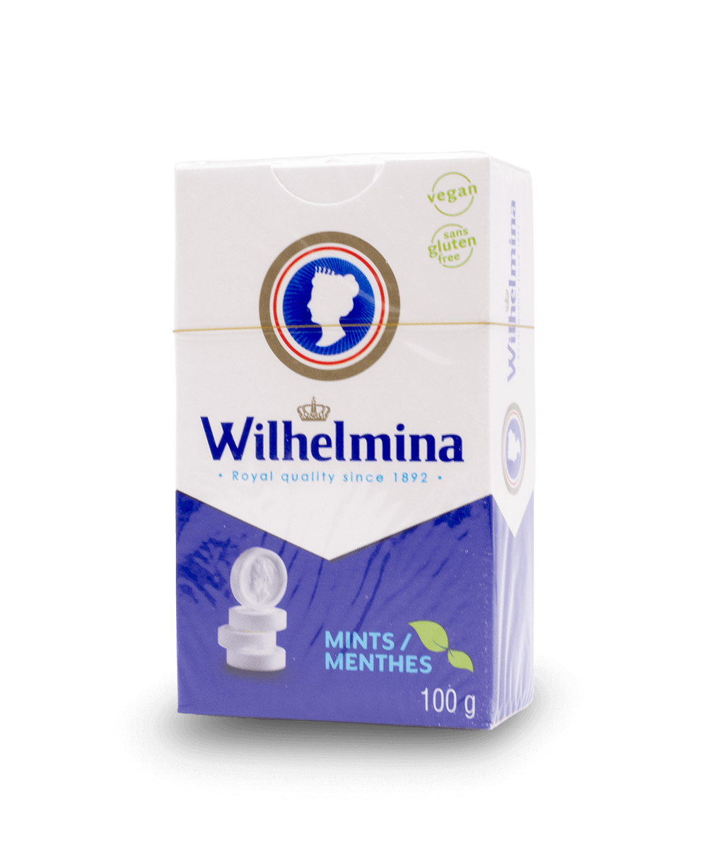 Wilhelmina Peppermints Box 100g