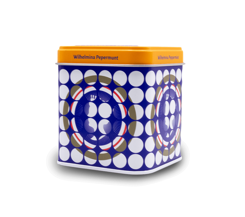 Wilhelmina Peppermints Colour Tin 100g