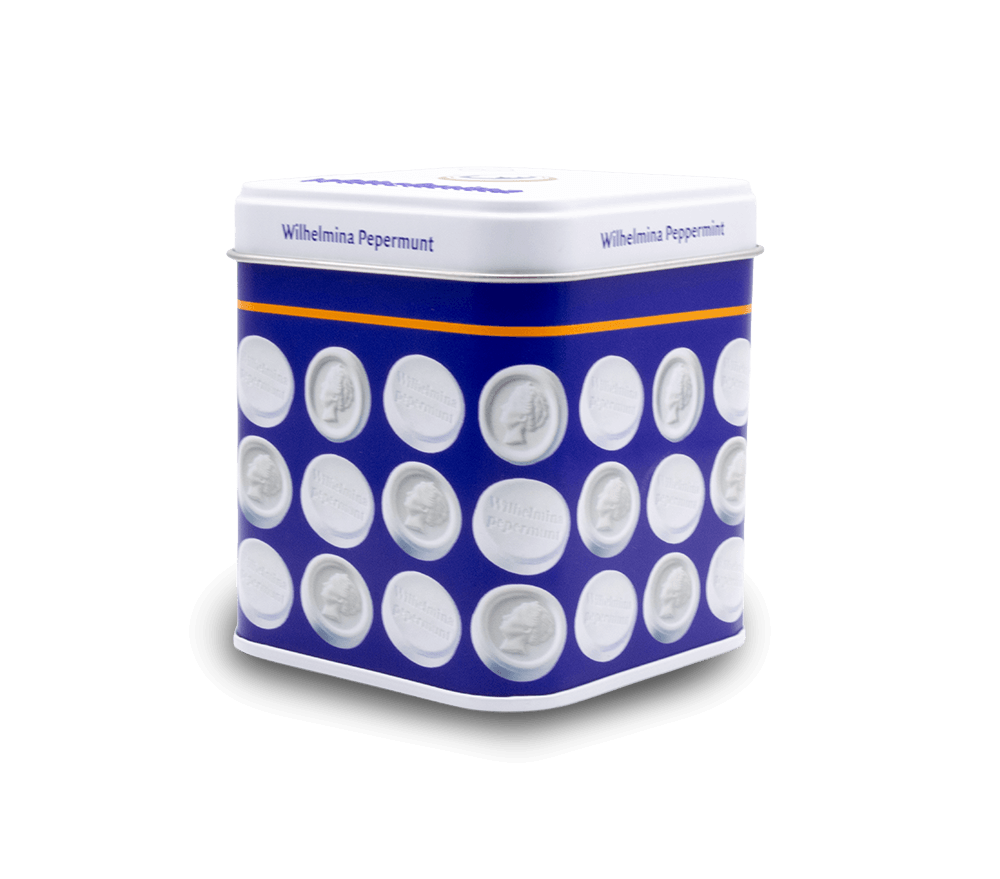 Wilhelmina Peppermints Colour Tin 100g