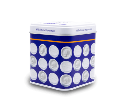 Wilhelmina Peppermints Colour Tin 100g