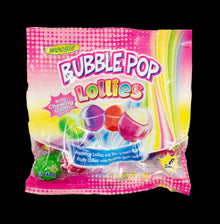 Woogie Bubble Pop Lollies 144g