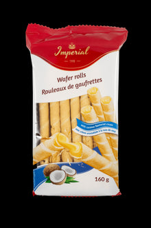 Imperial Wafer Rolls with Coconut 160g