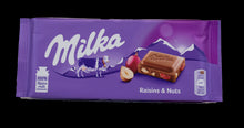 Milka Chocolate Bar - Raisin & Nut 100g