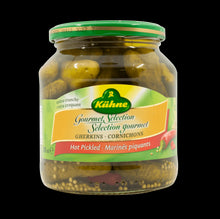 Kuhne Pickled Gherkins Hot 500ml