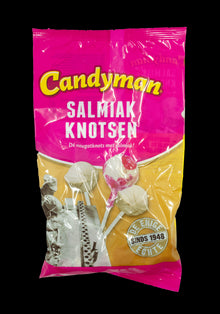 Candyman Salmiak Lollipops 125g