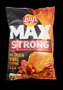 Lays Max Strong Hot Wings Chips 150g