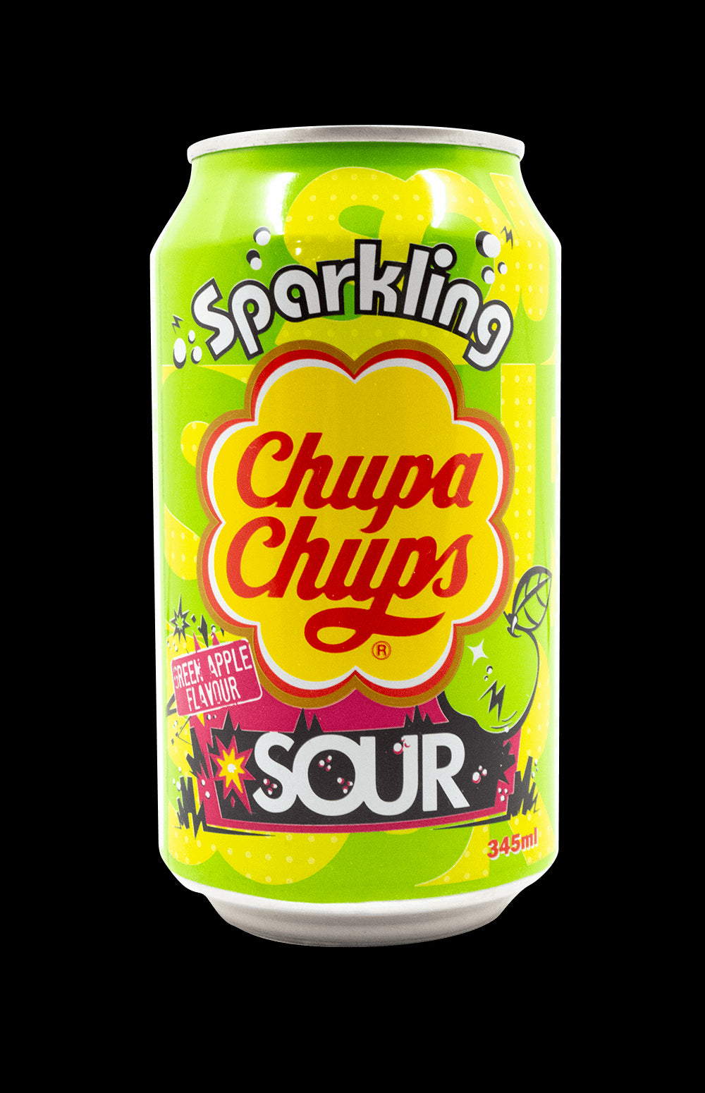 Chupa Chups Soda - Sour Green Apple 345ml