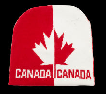 Toque - Canada Red White Split