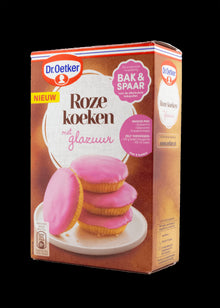 Dr Oetker Roze Koeken Mix 420g