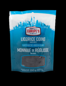 Europe's Finest Liquorice Coins (Muntdrop) 150g