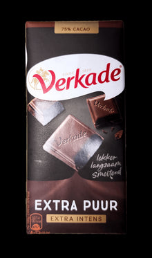 Verkade Extra Dark Chocolate Bar 111g