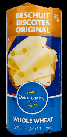 Dutch Bakery Beschuit (Rusk) Wholewheat 110g