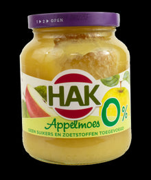 Hak Applemoes 0% Sugar 350g