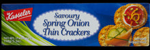 Kasseler Thin Crackers - Spring Onion 150g