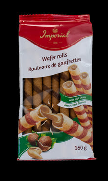 Imperial Wafer Rolls with Hazelnut 160g