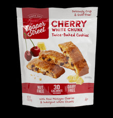 Cooper Street White Chocolate Cherry Twice Baked Cookies 141g