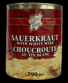 Custan Foods Sauerkraut with White Wine 796ml