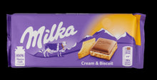 Milka Chocolate Bar - Cream & Biscuit 100g