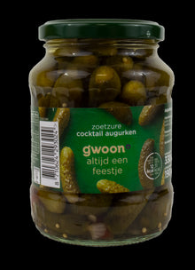 Gwoon Gherkins  Sweet Sour 330g